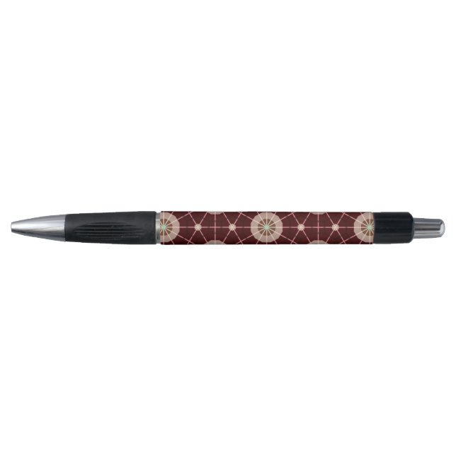 Geometrischer Stift in warmen Erdtönen (Vorderseite)