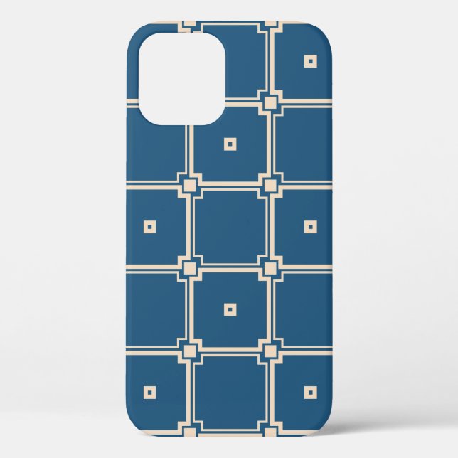Geometrischer, stilvoller Vintager Hintergrund. Case-Mate iPhone Hülle (Rückseite)