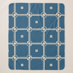 Geometrischer, stilvoller Vintager Hintergrund. Sherpadecke