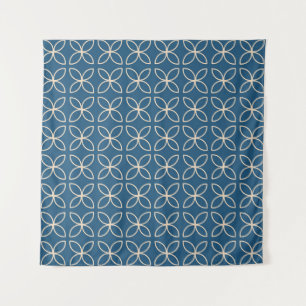 Geometrischer, stilvoller Vintager Hintergrund. Wandteppich