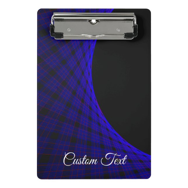 Geometrischer Teppichboden Mini-Zwischenablage Mini Klemmbrett (Vorderseite)