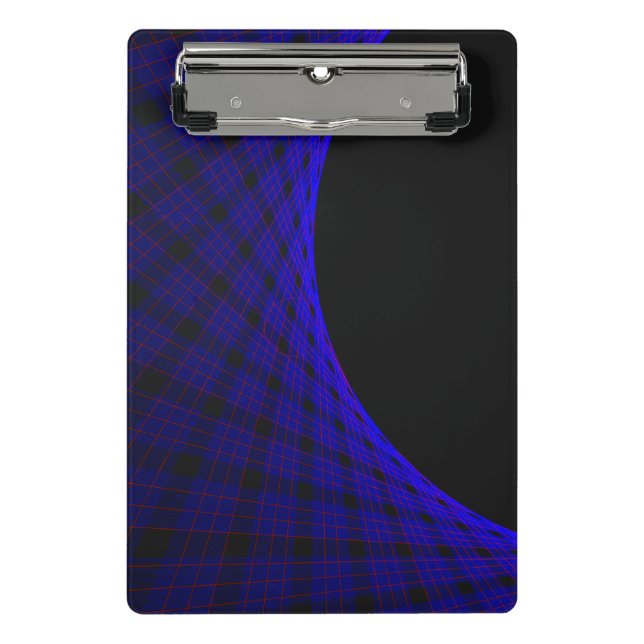 Geometrischer Teppichboden Mini-Zwischenablage Mini Klemmbrett (Vorderseite)