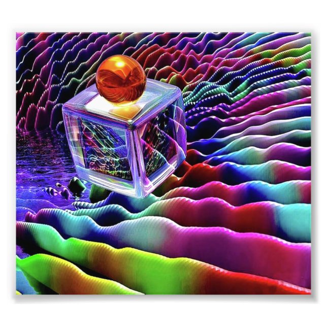 Geometrischer Traum Fotodruck (Vorne)