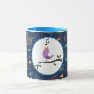 Geometrischer Tweety-Vogel-Muster Tasse