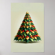 Geometrischer Weihnachtsbaum