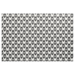 Geometrischer Wolfskopf Stoff