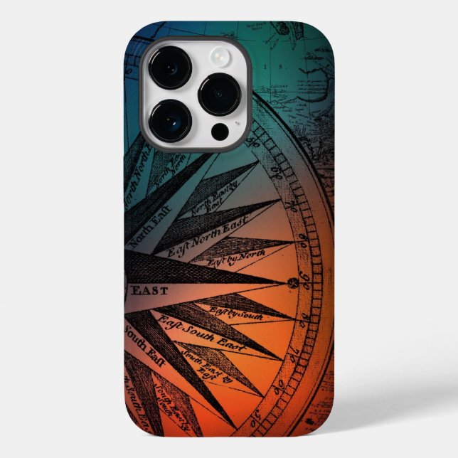 Geometrischer Zirkel Case-Mate iPhone Hülle (Rückseite)