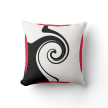 "GEOMETRISCHES 1" 16" x 16" POLYESTER-WURF-KISSEN