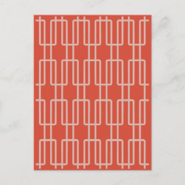 Geometrisches 1 Abstraktes Muster Postkarte