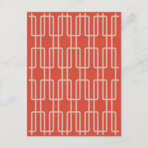 Geometrisches 1 Abstraktes Muster Postkarte