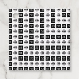 Geometrisches 2 Logo Muster Design Geschenkanhänger
