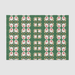 Geometrisches Abstract Design für Weihnachten Seidenpapier