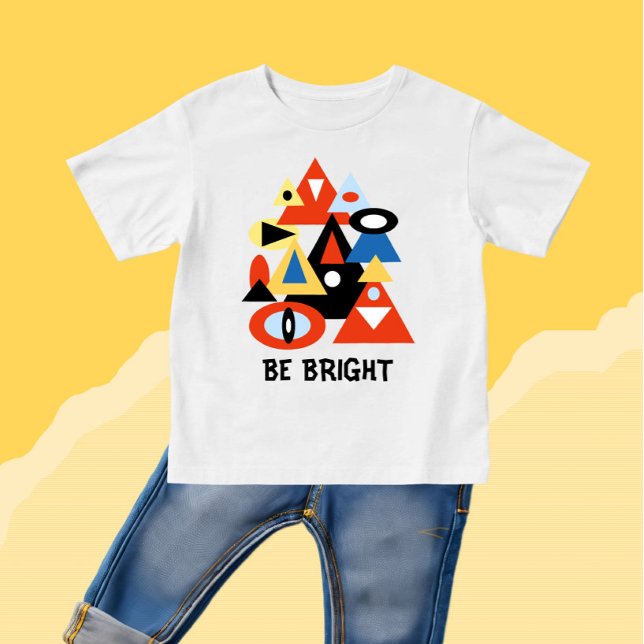 Geometrisches abstrakt baby t-shirt (Von Creator hochgeladen)