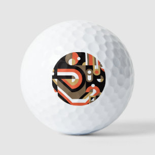 Geometrisches Abstrakt: Futuristisches Artwork-Des Golfball