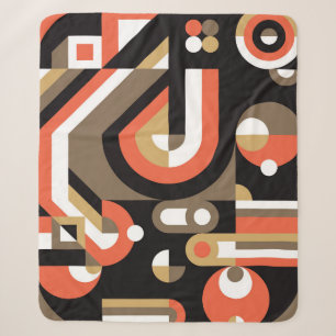 Geometrisches Abstrakt: Futuristisches Artwork-Des Sherpadecke