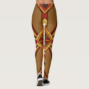 Geometrisches Abstrakt Leggings