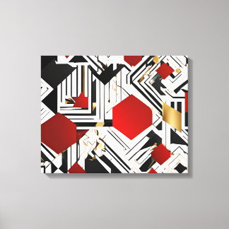 Geometrisches Abstrakt Leinwanddruck