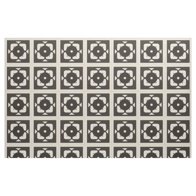 Geometrisches abstraktes Design mit symmetrischem  Stoff (Fat Quarter (45,7 x 55,9 cm))