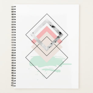 Geometrisches abstraktes Design Planer