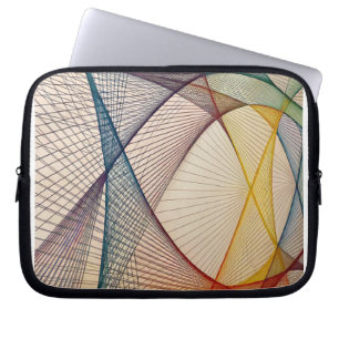 Geometrisches Abstraktes Elektronik-Bag Laptopschutzhülle