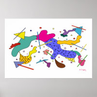 Geometrisches Abstraktes Expressionismus Kubismus-