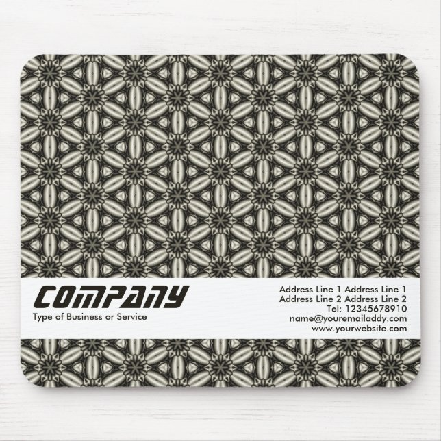 Geometrisches Abstraktes Geschäft Mousepad (Vorne)