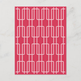Geometrisches abstraktes Muster 1 Postkarte