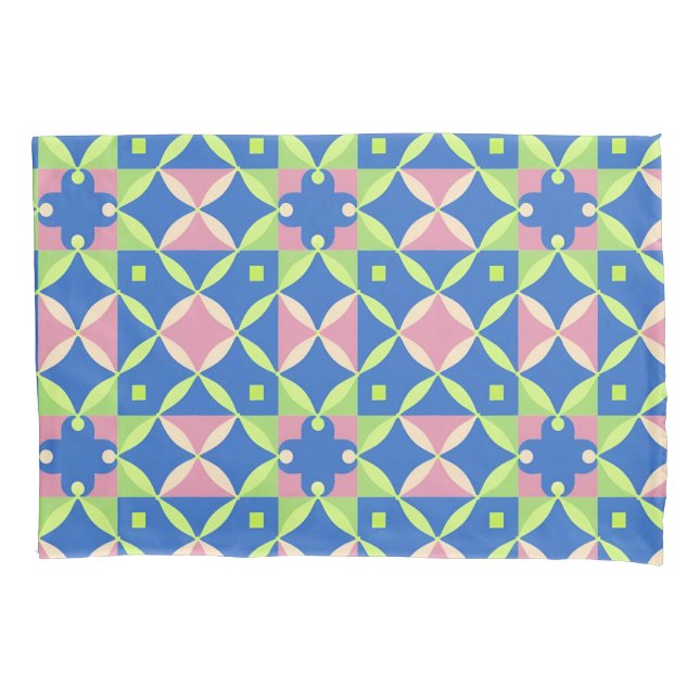 Geometrisches Abstraktes Muster Kissenbezug (Vorderseite)