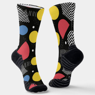 Geometrisches Abstraktes Muster Socken