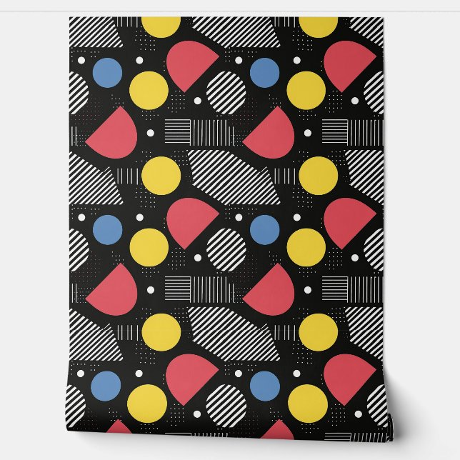 Geometrisches Abstraktes Muster Tapete (Abrollen)