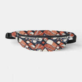 Geometrisches abstraktes Musterdesign 3 Bauchtasche