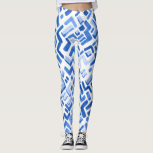 Geometrisches Abstraktes Nahtloses Muster Leggings