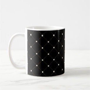 Geometrisches abstraktes nahtloses wiederholendes kaffeetasse