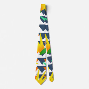 Geometrisches Afrikanisches Paradies Floral Krawatte