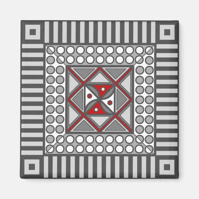 Geometrisches Alternativmagazin Magnet (Vorne)