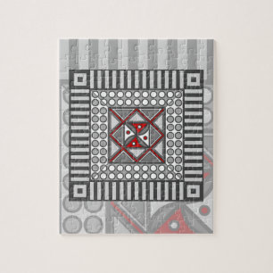 Geometrisches Alternativpuzzle Puzzle