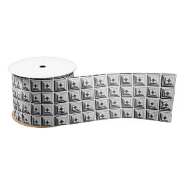 Geometrisches Anhänger-Muster Satinband