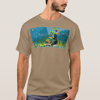 Geometrisches Aquarium T-Shirt
