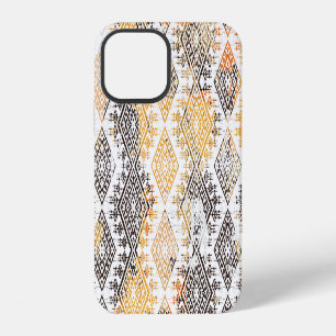 Geometrisches Boho-Stammesdesign: abgenutztes Must iPhone 12 Hülle