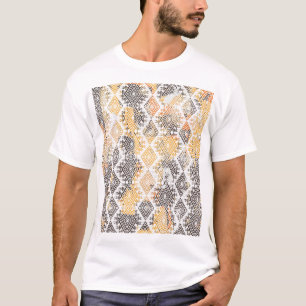 Geometrisches Boho-Stammesdesign: abgenutztes Must T-Shirt