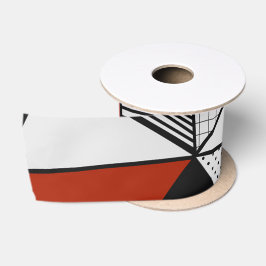 geometrisches, buntes Dreieck Satinband