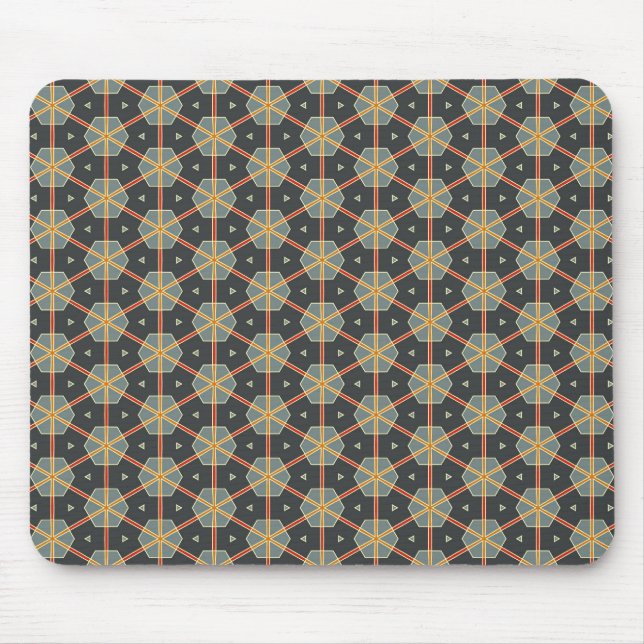 Geometrisches Design 014 Mousepad (Vorne)