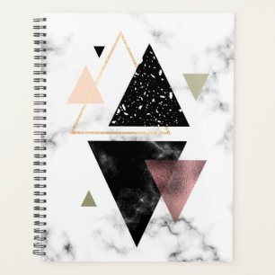 Geometrisches Design aus Metall Planer