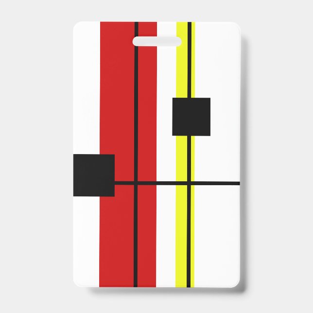 Geometrisches Design Ausweis (Vorderseite)