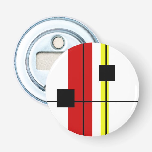 Geometrisches Design Flaschenöffner (Vorderseite)