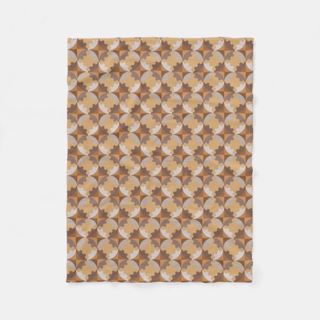 GEOMETRISCHES DESIGN. FLEECEDECKE (Vorderseite)