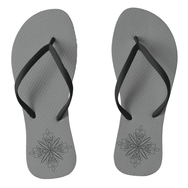 Geometrisches Design Flip Flops (Fußbett)