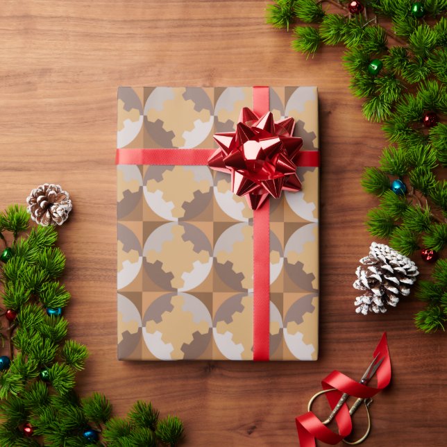 GEOMETRISCHES DESIGN. GESCHENKPAPIER (Feiertagsgeschenk)