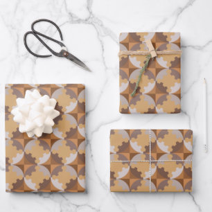 GEOMETRISCHES DESIGN. GESCHENKPAPIER SET