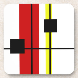 Geometrisches Design Getränkeuntersetzer
